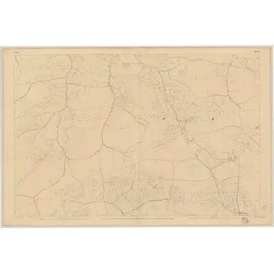1842 Map of Cork - Sheet 13, 1844 Print