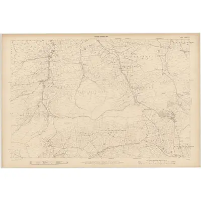 1902 Map of Cork - Sheet 13, 1904 Print