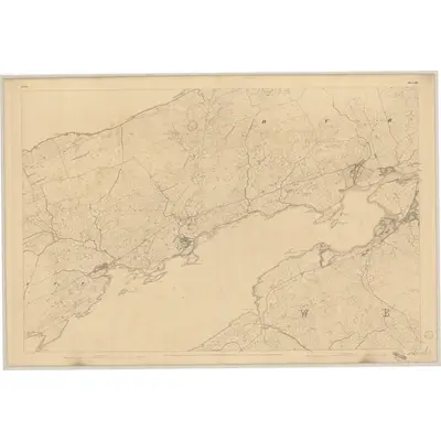 1842 Map of Cork - Sheet 130, 1845 Print