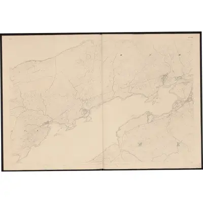1842 Map of Cork - Sheet 130, 1857 Print