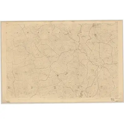 1842 Map of Cork - Sheet 132, 1845 Print