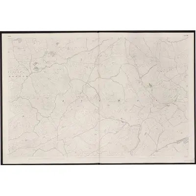1842 Map of Cork - Sheet 133, 1863 Print