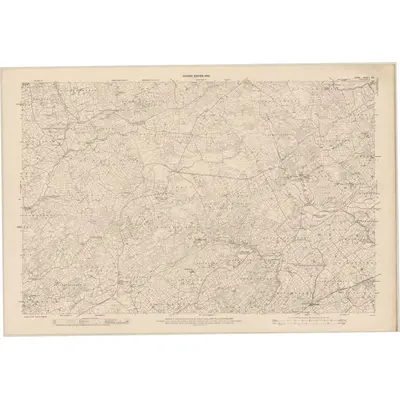 1900 Map of Cork - Sheet 133, 1903 Print
