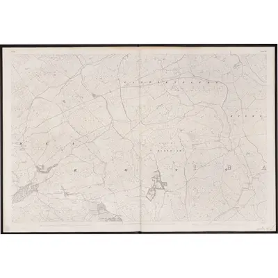 1842 Map of Cork - Sheet 134, 1863 Print