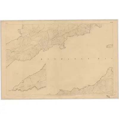 1842 Map of Cork - Sheet 138 [with inset 138A], 1845 Print