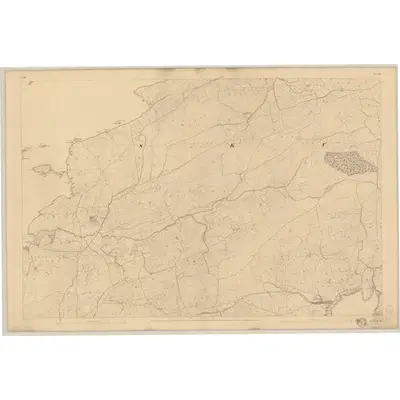 1842 Map of Cork - Sheet 139, 1845 Print
