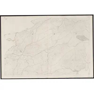 1842 Map of Cork - Sheet 139, 1863 Print
