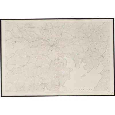 1842 Map of Cork - Sheet 140, 1863 Print