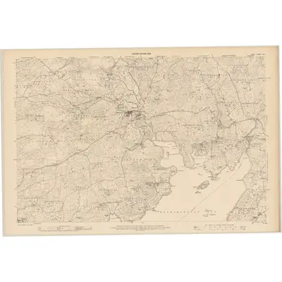 1899 Map of Cork - Sheet 140, 1902 Print