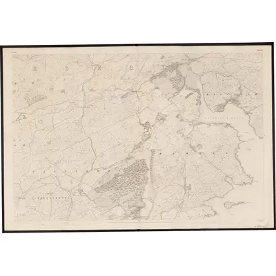 1842 Map of Cork - Sheet 142, 1858 Print