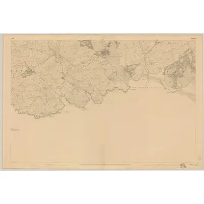 1842 Map of Cork - Sheet 143, 1845 Print