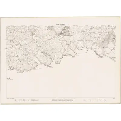 1900 Map of Cork - Sheet 143, 1902 Print