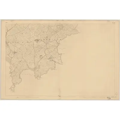 1842 Map of Cork - Sheet 144, 1845 Print