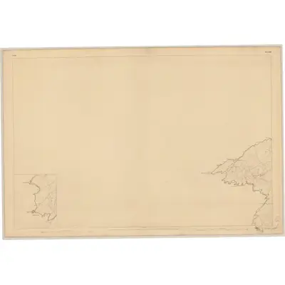 1842 Map of Cork - Sheet 146 [with inset 152A], 1845 Print