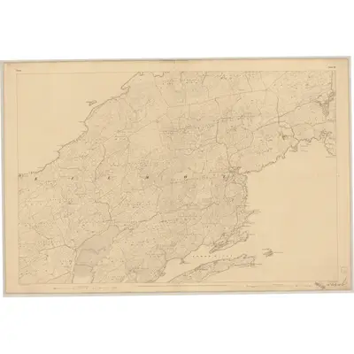 1842 Map of Cork - Sheet 147, 1845 Print