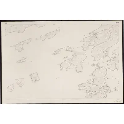 1842 Map of Cork - Sheet 149, 1863 Print