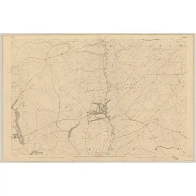 1842 Map of Cork - Sheet 15, 1844 Print