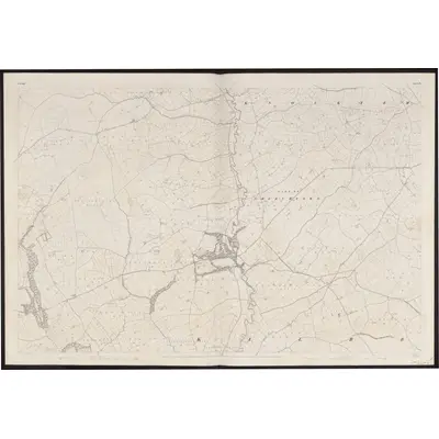 1842 Map of Cork - Sheet 15, 1861 Print