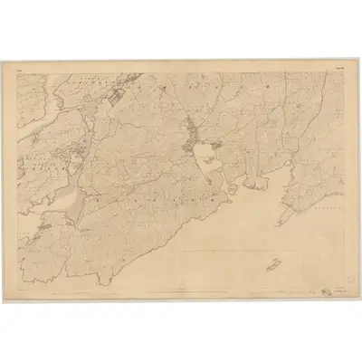 1842 Map of Cork - Sheet 150 [with inset 150A], 1845 Print