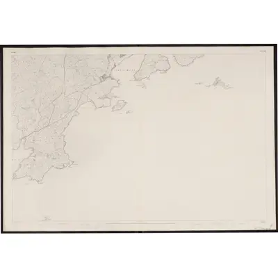 1842 Map of Cork - Sheet 151, 1863 Print