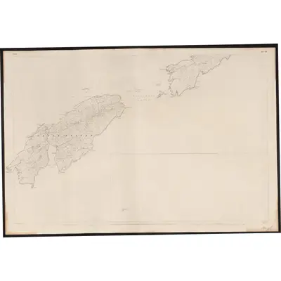 1842 Map of Cork - Sheet 153 [with extension 153A and inset], 1859 Print