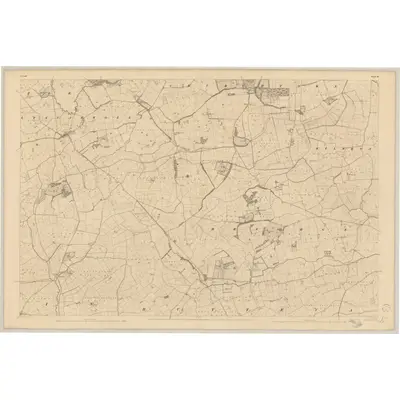 1841 Map of Cork - Sheet 16, 1845 Print
