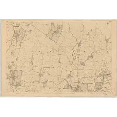 1841 Map of Cork - Sheet 17, 1842 Print