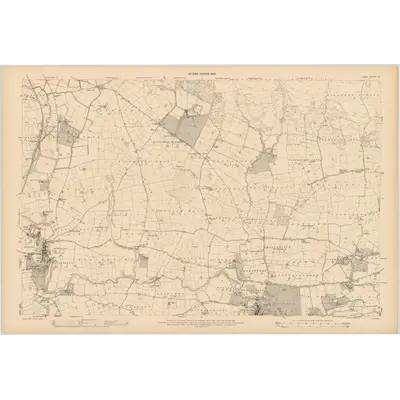 1904 Map of Cork - Sheet 17, 1906 Print