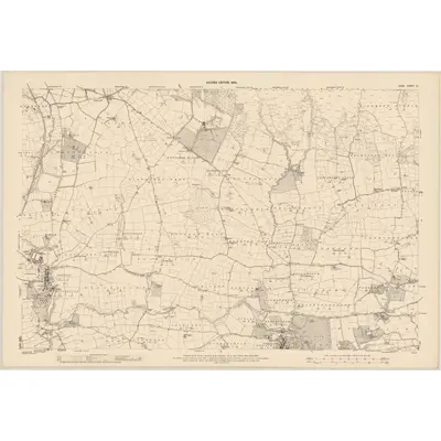1904 Map of Cork - Sheet 17, 1906 Print