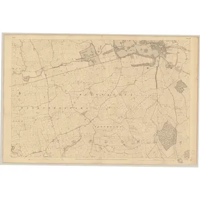 1841 Map of Cork - Sheet 19, 1845 Print