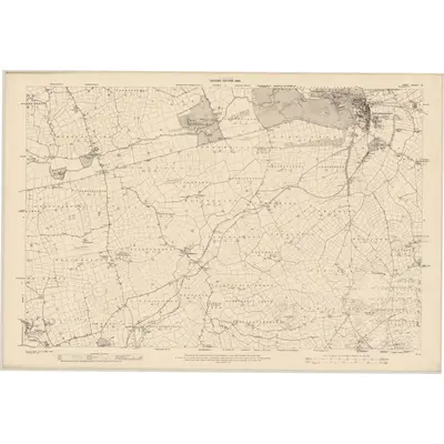 1903 Map of Cork - Sheet 19, 1905 Print