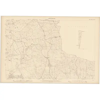 1904 Map of Cork - Sheet 20 & 20A, 1905 Print