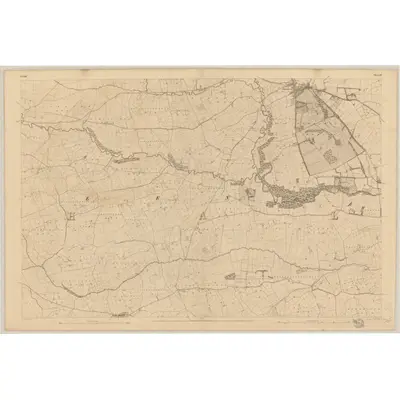 1842 Map of Cork - Sheet 22, 1844 Print