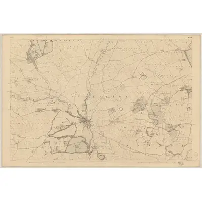 1842 Map of Cork - Sheet 23, 1844 Print