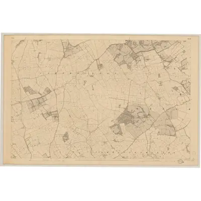 1841 Map of Cork - Sheet 25, 1844 Print