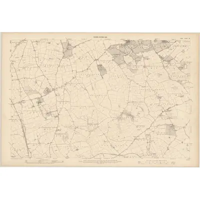 1904 Map of Cork - Sheet 25, 1905 Print
