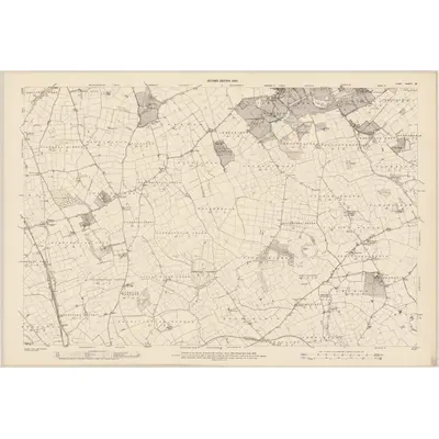 1904 Map of Cork - Sheet 25, 1905 Print