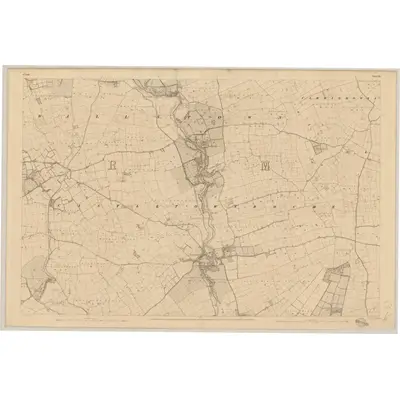 1842 Map of Cork - Sheet 26, 1844 Print
