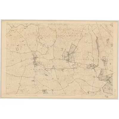 1842 Map of Cork - Sheet 27, 1844 Print