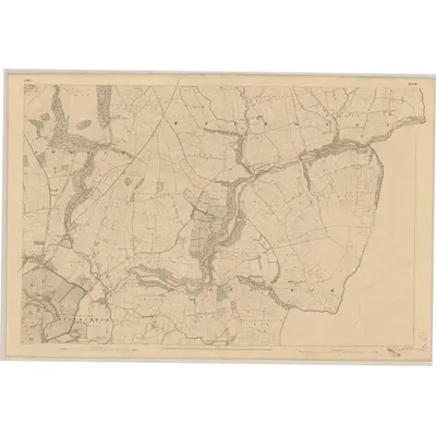 1841 Map of Cork - Sheet 28 [with extension 028A], 1844 Print