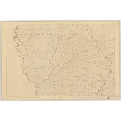 1842 Map of Cork - Sheet 29, 1844 Print