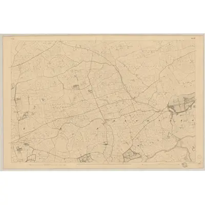 1842 Map of Cork - Sheet 30, 1844 Print
