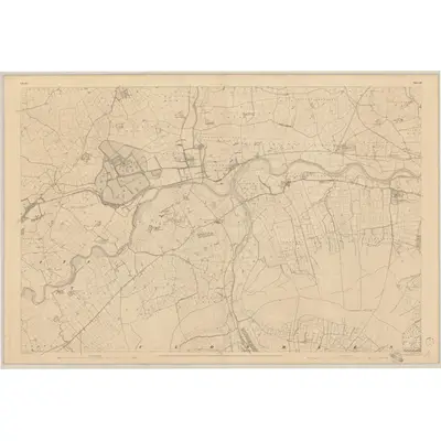 1842 Map of Cork - Sheet 31, 1844 Print