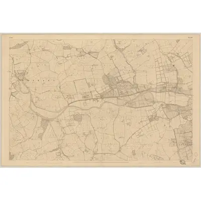 1842 Map of Cork - Sheet 32, 1844 Print
