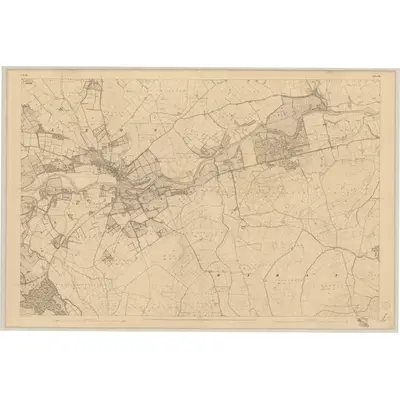 1842 Map of Cork - Sheet 33, 1844 Print