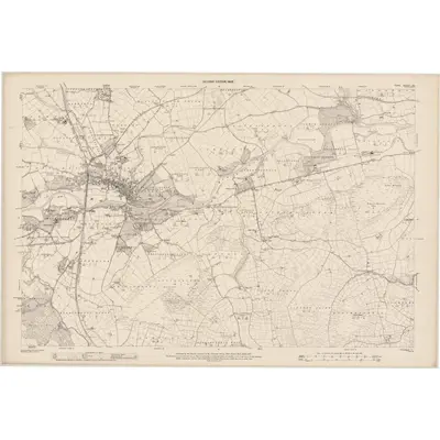 1903 Map of Cork - Sheet 33, 1905 Print