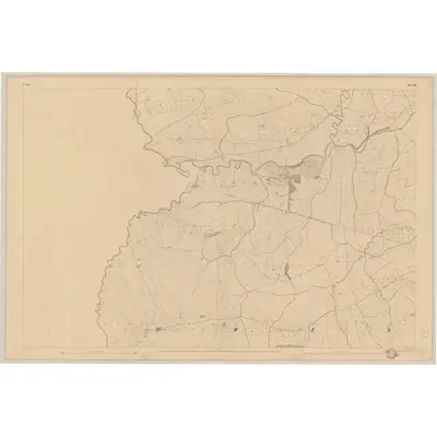 1842 Map of Cork - Sheet 38, 1844 Print