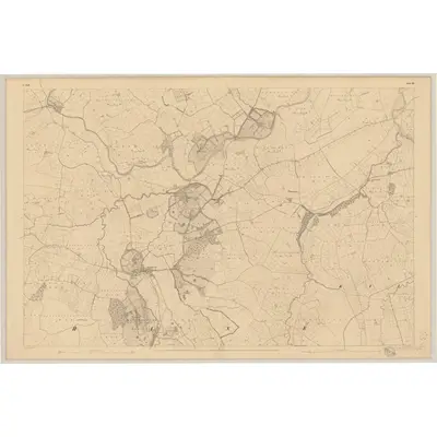 1842 Map of Cork - Sheet 39, 1844 Print