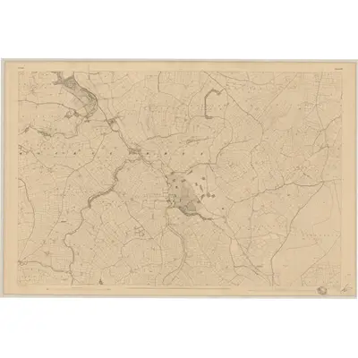 1842 Map of Cork - Sheet 42, 1844 Print