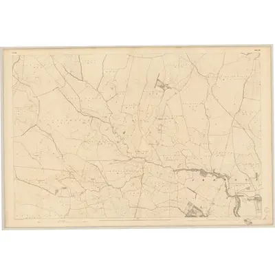1842 Map of Cork - Sheet 43, 1844 Print